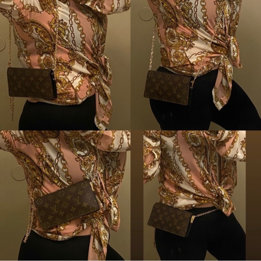 🧸⚜️ Louis Vuitton Belt to Crossbody WOC Wallet on Chain Bum Bag WaistBelt